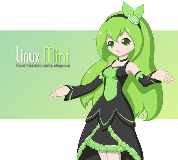 Linux ミントたん